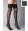 Чорапи EMILLY над коляното в цвят графит 40 DEN-1 снимка