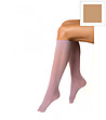 Дамски чорапи в цвят камел 40 DEN KATRIN матови-1 снимка
