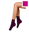 Чорапи в цвят фуксия с комфортен ластик 40 DEN KATRIN-1 снимка