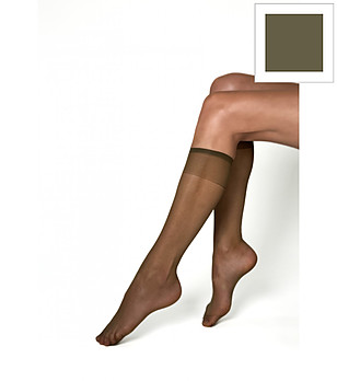 2 бр матови чорапи в кафяв нюанс 15 DEN SPRING снимка