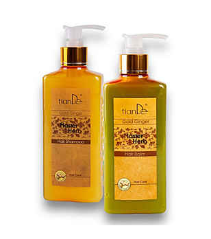 Комплект шампоан и балсам “Златен джинджифил” снимка