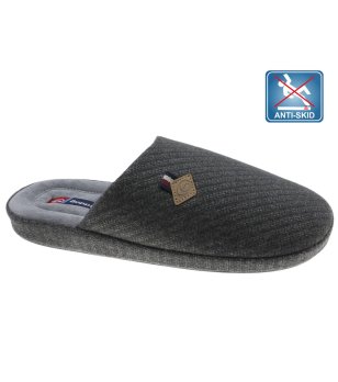 Мъжки сиви чехли с противохлъзгаща подметка снимка