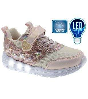 Розови маратонки със светлини снимка