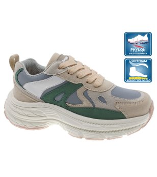 Сиви маратонки с връзки снимка