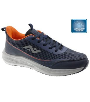 Тъмносини маратонки за тийнейджъри с връзки и ултралека подметка снимка