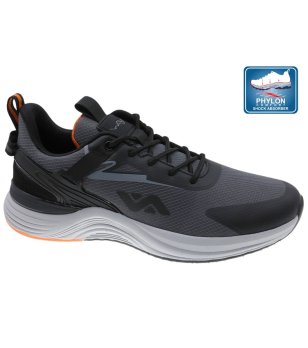 Мъжки сиви маратонки с връзки и нехлъзгаща подметка Phylon снимка