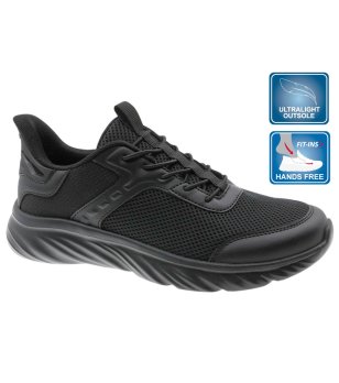 Черни мъжки маратонки с FIT-INS снимка