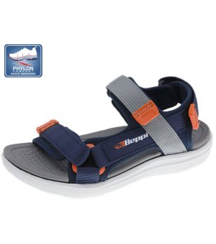 Детски тъмносини сандали с велкро снимка