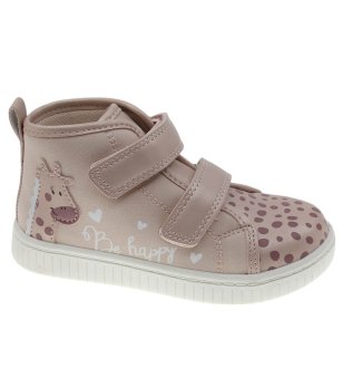 Розови бебешки кецове с велкро 20-27 номер снимка