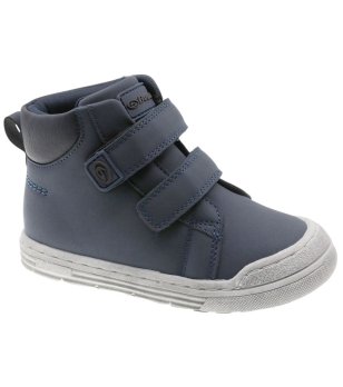 Бебешки тъмносини боти с велкро снимка