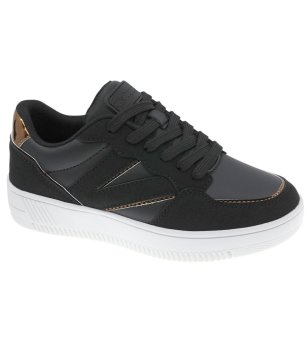 Черни детски сникърси с връзки снимка