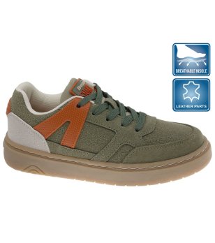 Ежедневни сникърси в цвят каки с подсилена предна част снимка