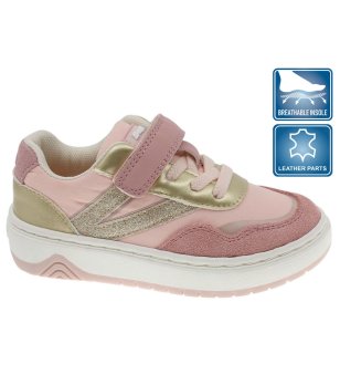 Розови сникърси с велкро снимка