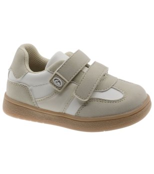 Бежови бебешки сникърси с велкро снимка