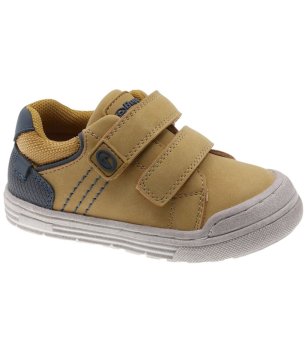 Бебешки кецове в цвят камел с велкро снимка