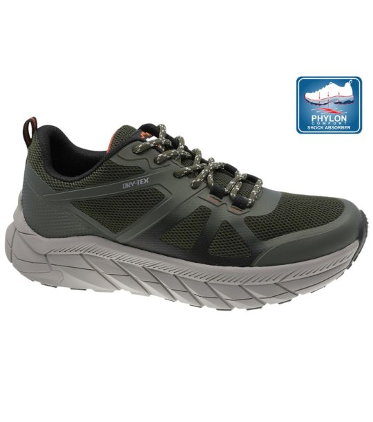 Мъжки обувки за трекинг в цвят каки с подметка Phylon снимка