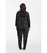 Черна пижама със снежинки Laponia-1 снимка