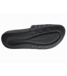 Черни мъжки чехли с една лента и анатомична стелка-1 снимка