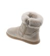 Бежови бебешки боти с цип за широко стъпало-2 снимка