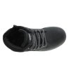 Черни юношески боти със страничен цип-3 снимка