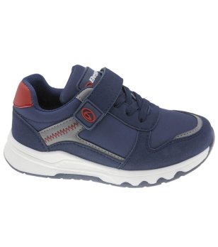 Тъмносини ежедневни сникърси с велкро снимка