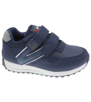 Тъмносини ежедневни сникърси с велкро снимка