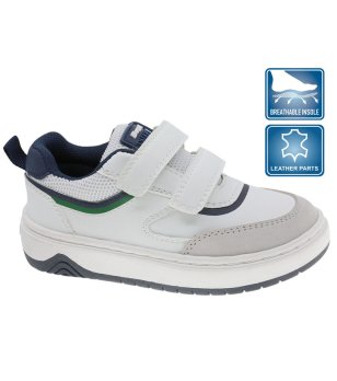 Бели сникърси с велкро снимка