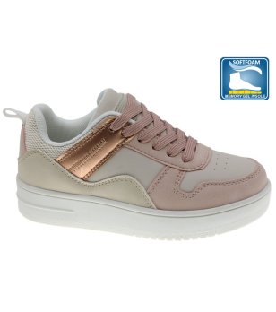 Розови сникърси с връзки снимка