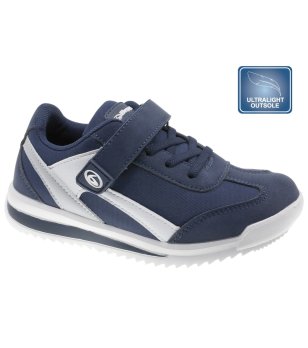 Тъмносини ежедневни сникърси с велкро снимка