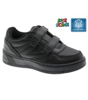 Черни ежедневни детски сникърси с велкро и подсилена предна част снимка