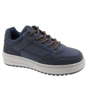 Тъмносини ежедневни сникърси с неплъзгаща се подметка снимка