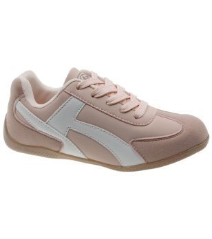 Розови сникърси с връзки и противохлъзгаща подметкас връзки и противохлъзгаща подметка снимка