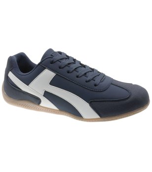 Тъмносини младежки ежедневни сникърси с връзки снимка