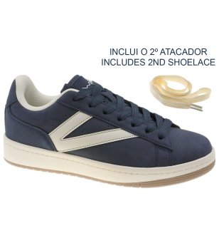 Тъмносини ежедневни сникърси за тийнейджъри с два чифта връзки снимка