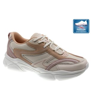 Дамски розови маратонки с връзки и ултралека подметка снимка