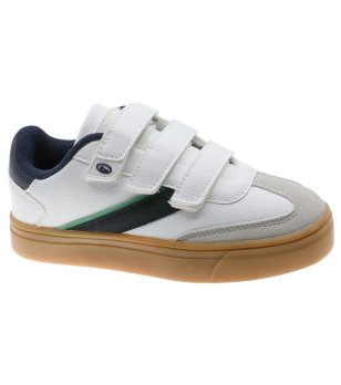 Сникърси в бяло и тъмносиньо снимка