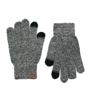 Светлосиви ръкавици за сензорен екран Cortina снимка