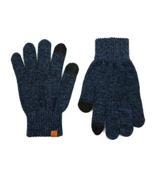 Тъмносини унисекс сензорни ръкавици CORTINA снимка