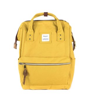 Раница в цвят горчица с отделение за лаптоп Classic M снимка