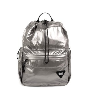 Сребриста раница Silver Mini S с пристягащ шнур снимка