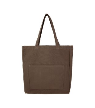 Кафява памучна чанта тип шопер Robin снимка