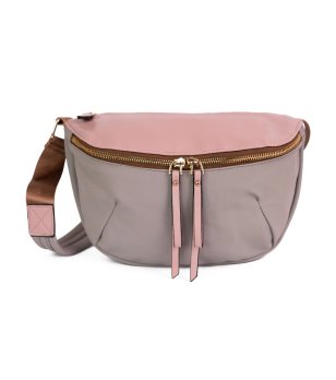 Чанта за кръста в сиво и розово Camisa снимка