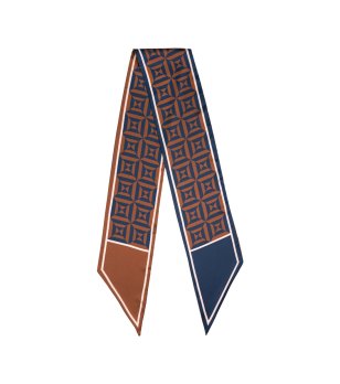 Лента за глава в кафяво и тюркоаз ROYAL TILES снимка