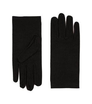 Черни унисекс памучни ръкавици Samori снимка