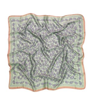 Шал в цвят мента с пейсли принт FANCY снимка