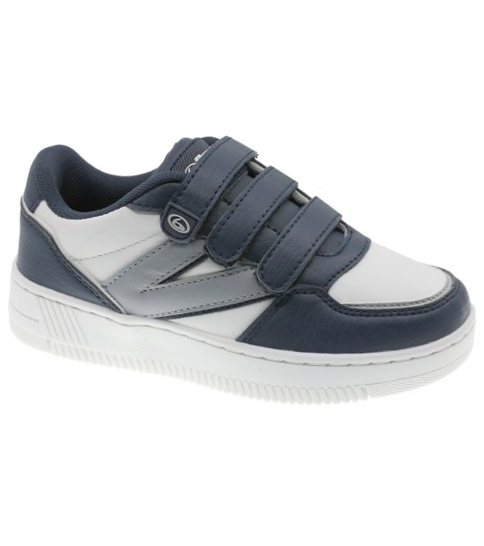 Ежедневни сникърси в тъмносиньо и бяло с велкро снимка