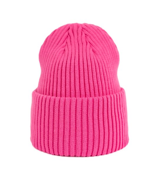 Розова шапка с подгъв Beskidzianka снимка