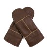 Кафяви кожени ръкавици с един пръст EBBA-2 снимка