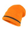 Шапка оранжево със сив кант LOOK AT ME!-1 снимка