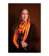 Шал в оранжево с абстрактен принт UNIVERSE-1 снимка